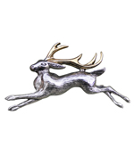 Jackalope (Hasenbock) (Brosche)